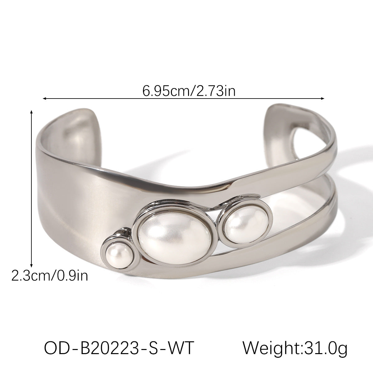 Barock-Perlenring in Premiumqualität, farbecht und langlebig