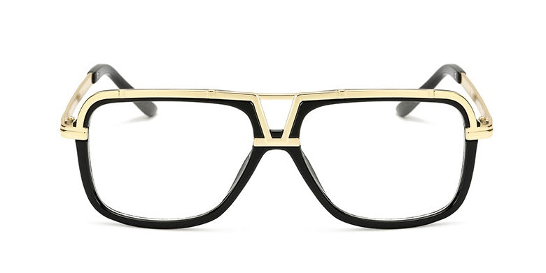 Herren Retro Sonnenbrille Oversize Frosch Statement