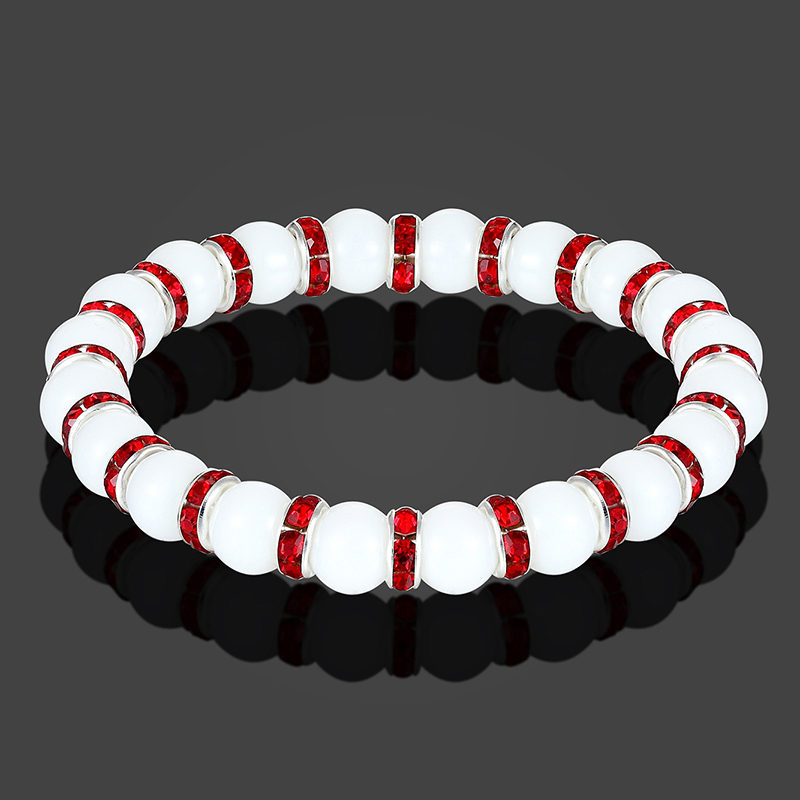 Beliebtes Yoga Perlenarmband Naturstein Statement