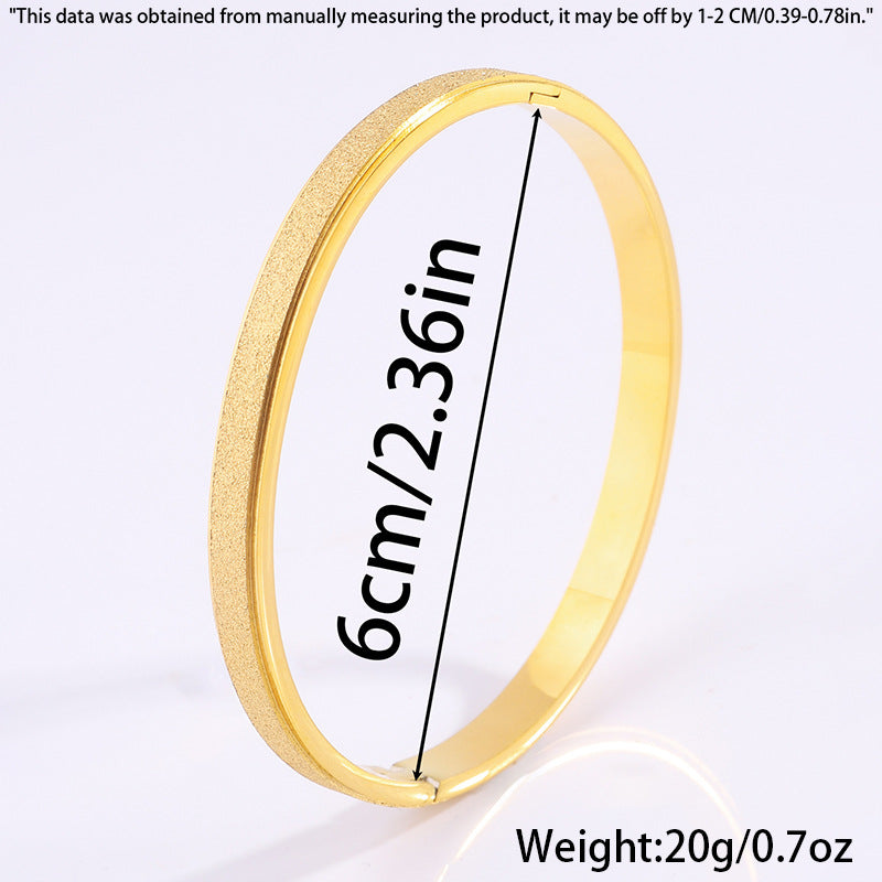 Armband aus Titanstahl mit Sternenhimmel-Optik und Goldsprenkel-Effekt, farbbeständig