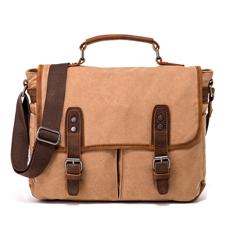 Briefcase made of horse leather