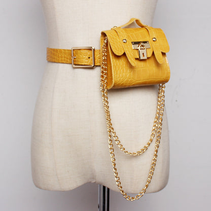 Vintage-Minitasche mit goldfarbener Schnalle und Verschluss