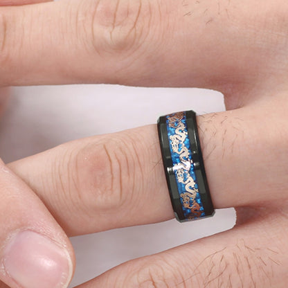 Herrenring mit Muster