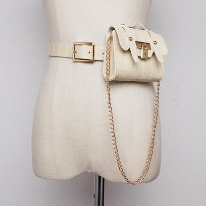 Vintage-Minitasche mit goldfarbener Schnalle und Verschluss