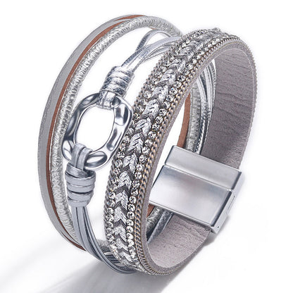 Mehrlagiges Magnetarmband