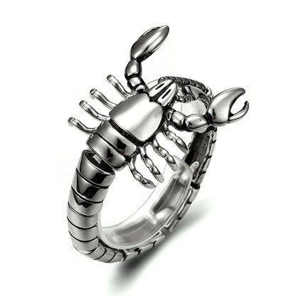 Edelstahlarmband mit Skorpion-Motiv