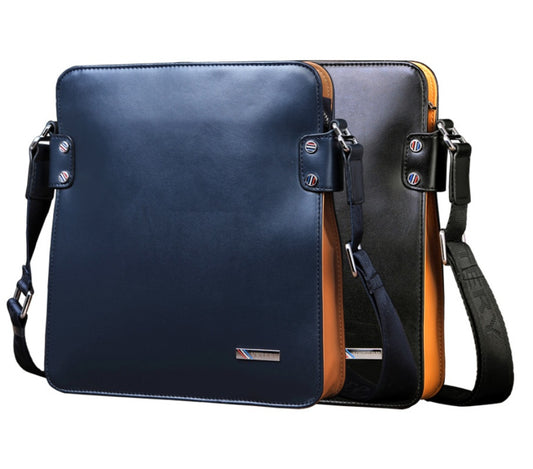 Lässig getragene Schultertasche