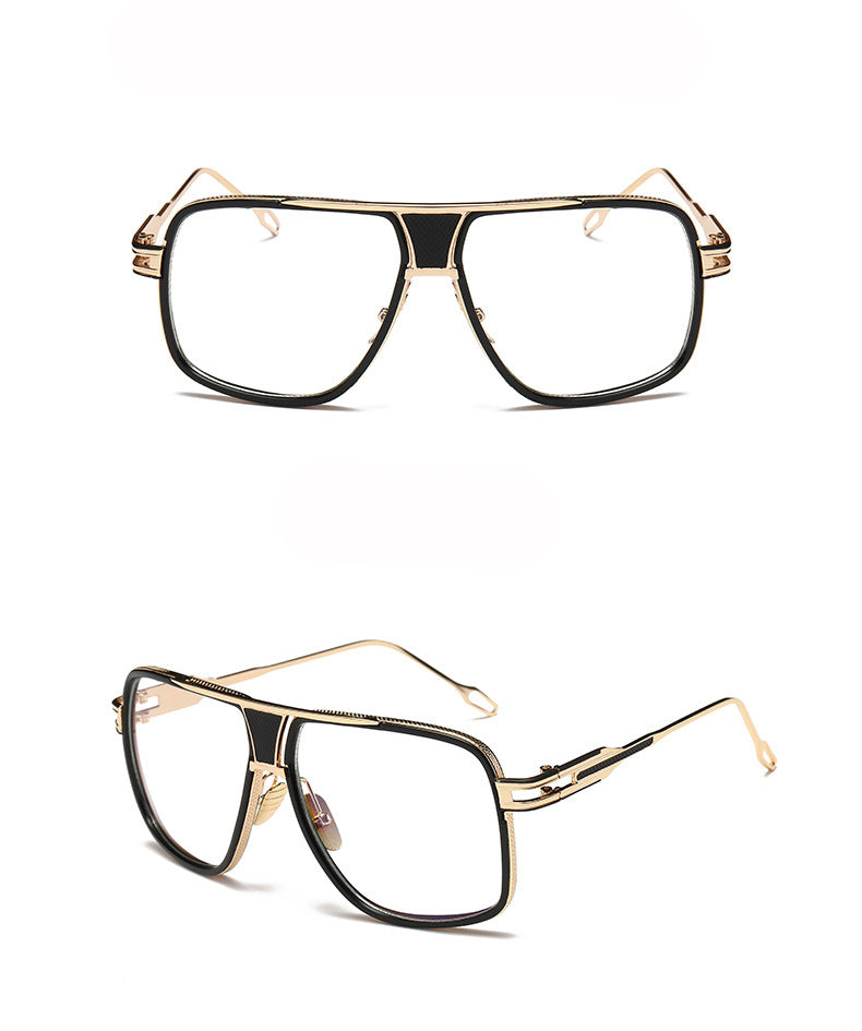 Herren Designer Sonnenbrille Eckig Polarisiert Statement