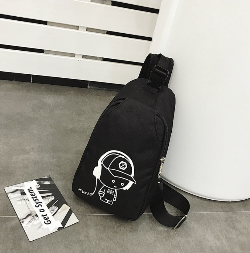 Leuchtende Herren-Brusttasche