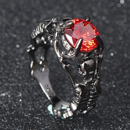 Adjustable dragon ring for men, retro hip-hop ring, open trend ring