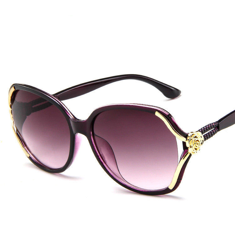 Damen Sonnenbrille Blumenmuster EU/US Trend Statement