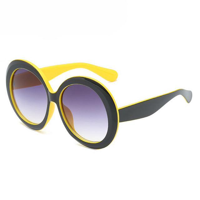 Runde Unisex Sonnenbrille Trend Statement