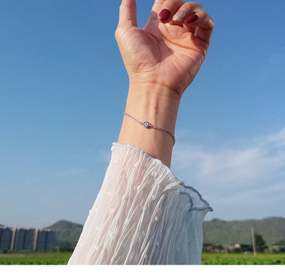 Modisches Armband mit Augenmotiv (Dämonenauge), eleganter Stil