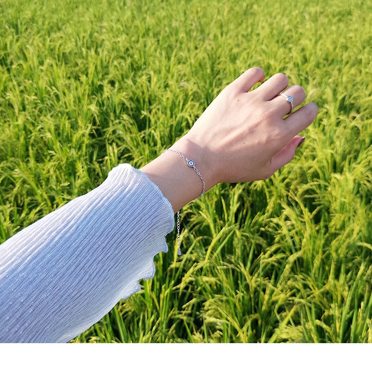 Modisches Armband mit Augenmotiv (Dämonenauge), eleganter Stil