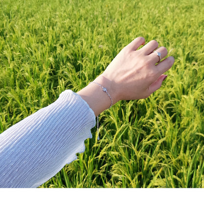 Modisches Armband mit Augenmotiv (Dämonenauge), eleganter Stil