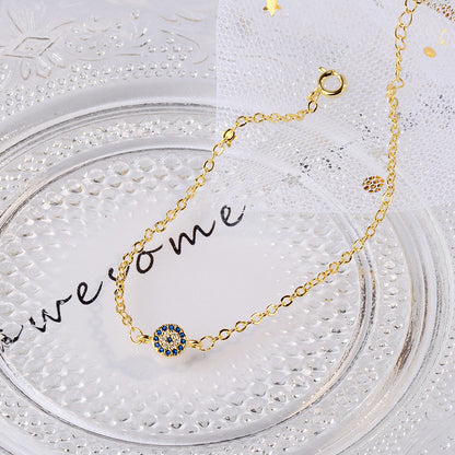 Modisches Armband mit Augenmotiv (Dämonenauge), eleganter Stil