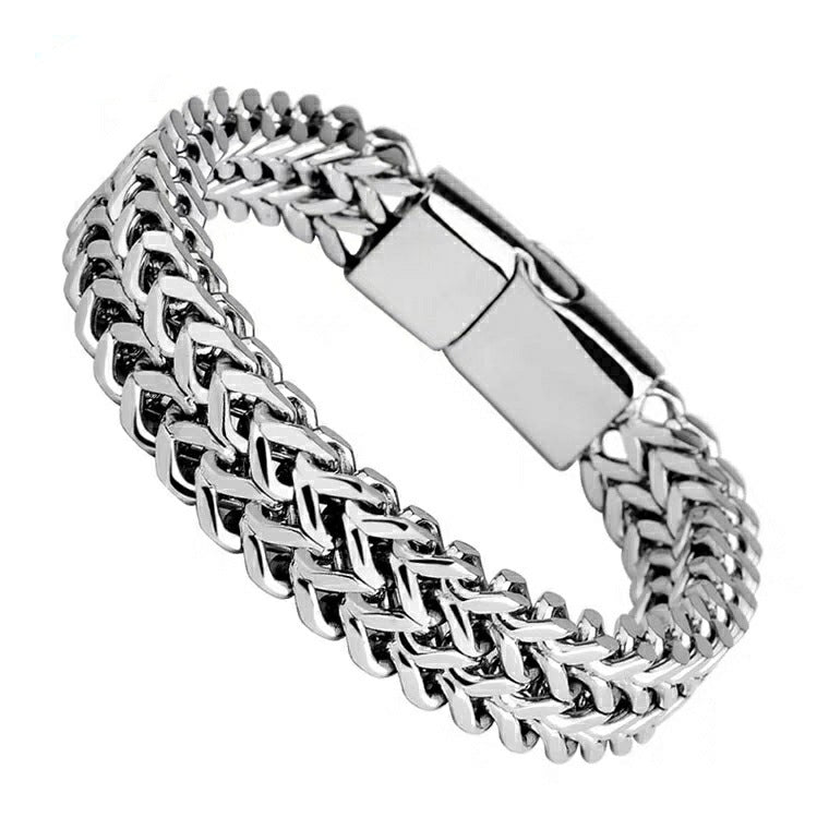Herrenarmband aus Titanstahl