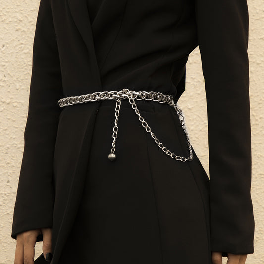 Taillenkette für Damenkleider (Body-Chain)