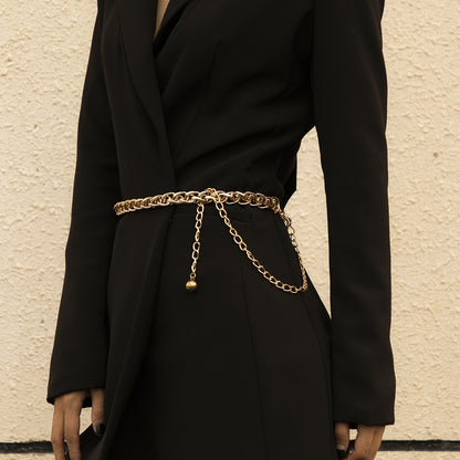 Waist chain for women's dresses (body chain)