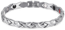 4-in-1 element bracelet made of stainless steel, electroplated