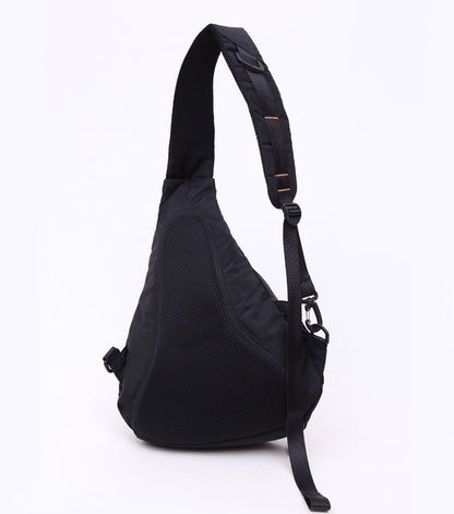 Herren-Sling-Rucksack aus Oxford-Gewebe, Schulter- und Brusttasche für Laptop, Trinkflasche, Reisen und Trekking