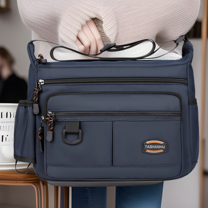 Men's leisure shoulder bag with large capacity