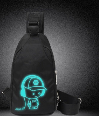 Leuchtende Herren-Brusttasche