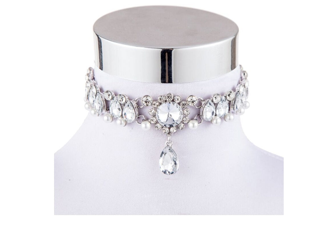 Kristall-Choker „Ozeangöttin“