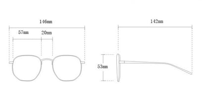 Bunte Glitzer Sonnenbrille Retro Statement