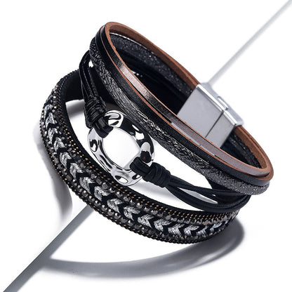 Mehrlagiges Magnetarmband