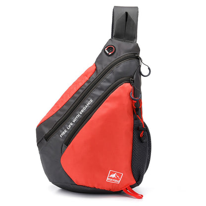 Große, wasserdichte Brusttasche als Crossbody-Rucksack für Damen und Herren