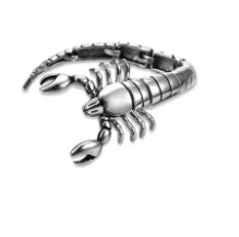 Edelstahlarmband mit Skorpion-Motiv