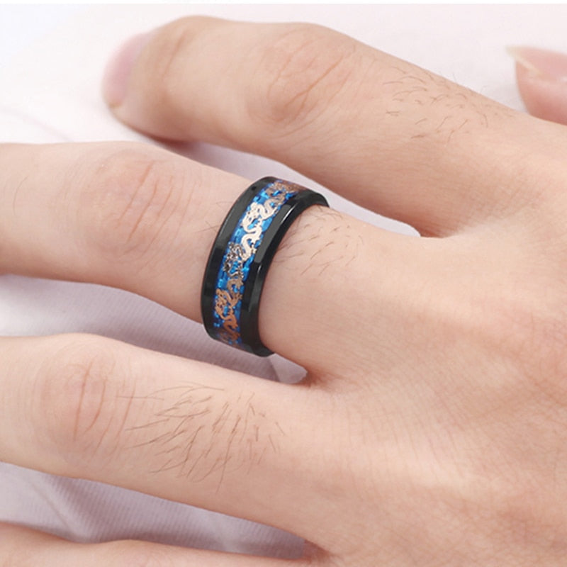 Herrenring mit Muster