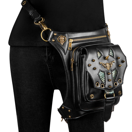 Steampunk-Retro-Crossbody-Tasche für Damen