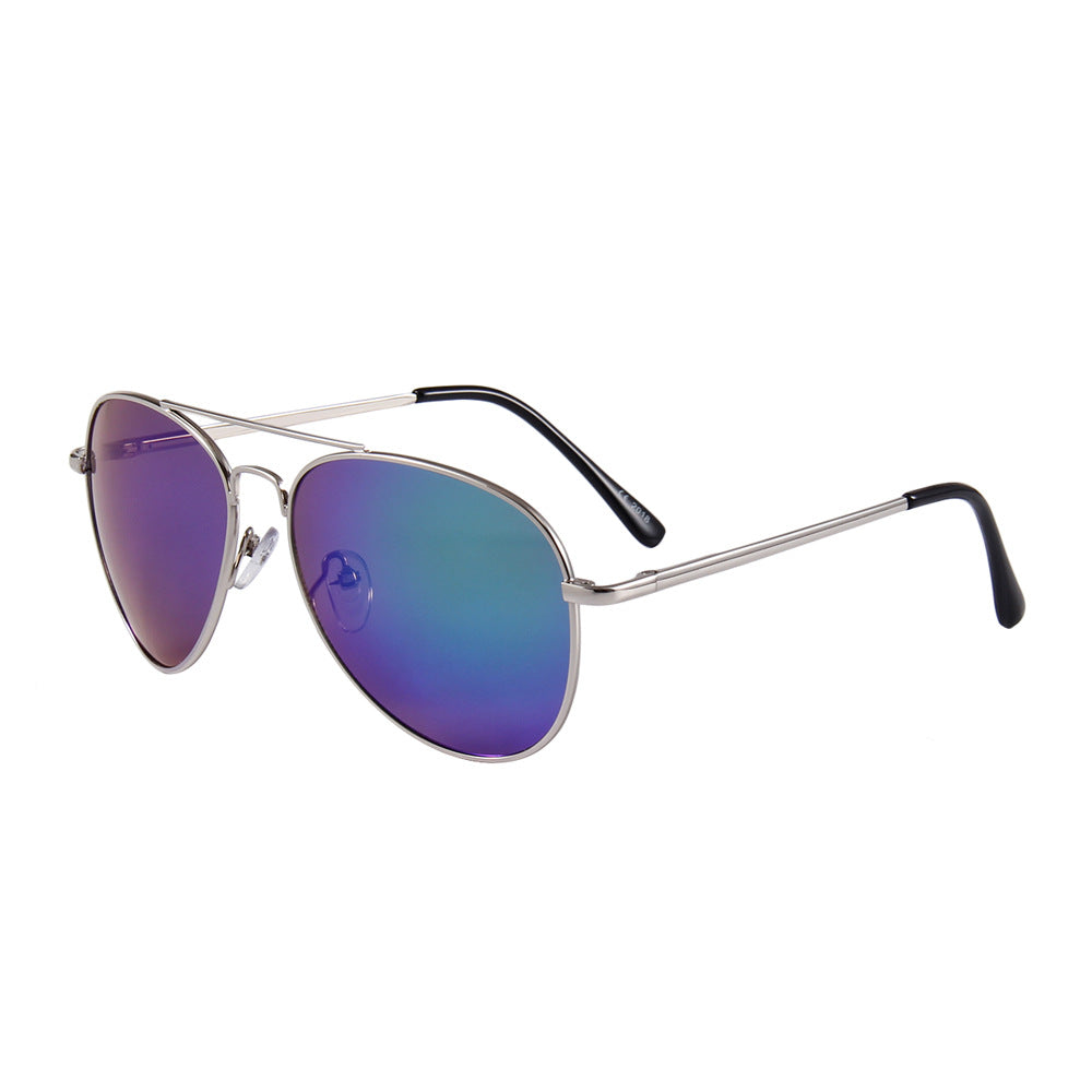 Neue Herren Sonnenbrille Metall Retro Pilot Statement