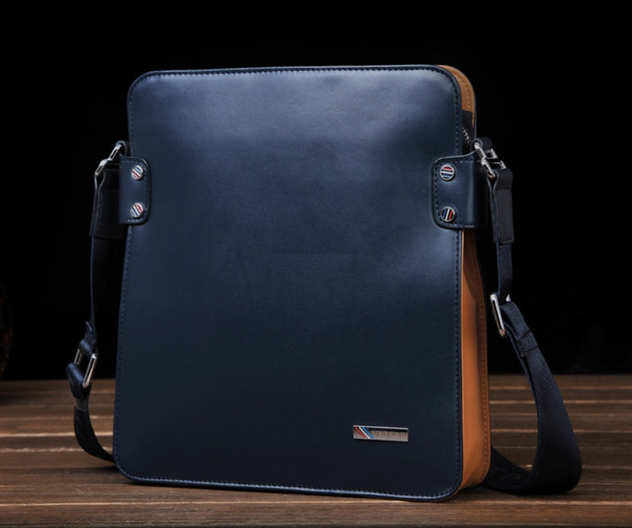 Lässig getragene Schultertasche