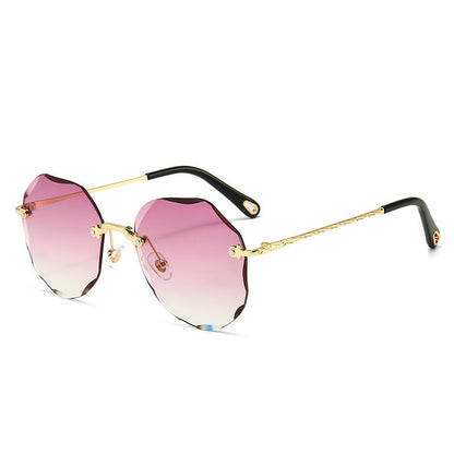 Polygon Damen Sonnenbrille Randlos Statement