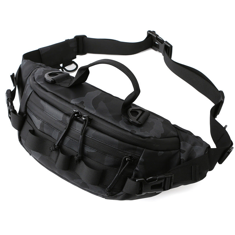 High-quality waterproof belt bag in camouflage design, multifunctional