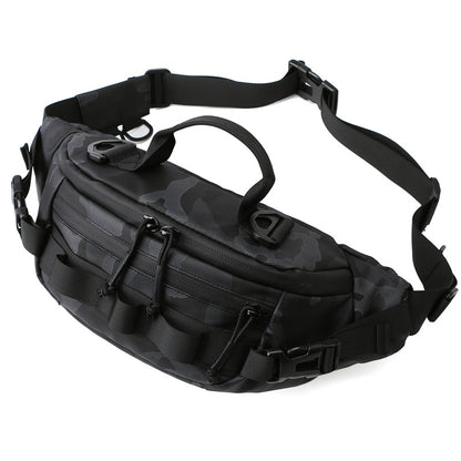 High-quality waterproof belt bag in camouflage design, multifunctional