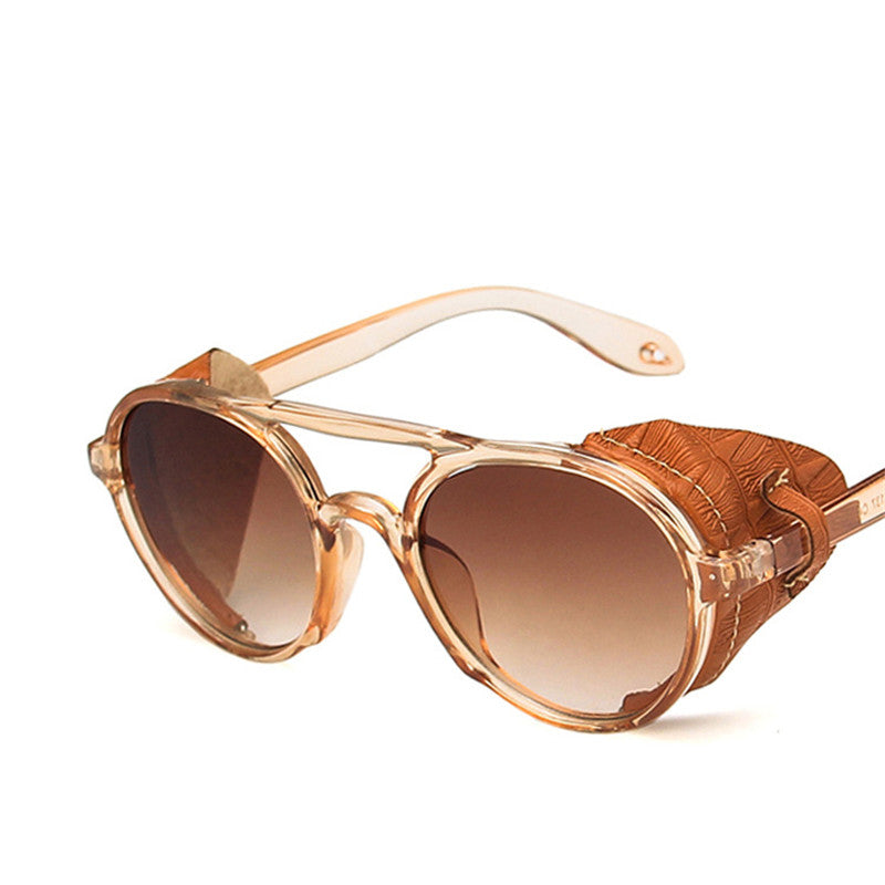 Winddichte Oversize Sonnenbrille Steampunk Statement