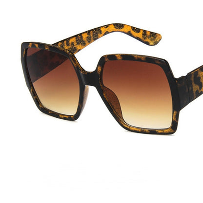 Bunte Glitzer Sonnenbrille Retro Statement