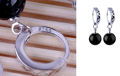 Modische Ohrstecker mit Achat, Schmuck-Ohrringe