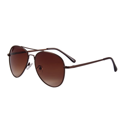 Neue Herren Sonnenbrille Metall Retro Pilot Statement