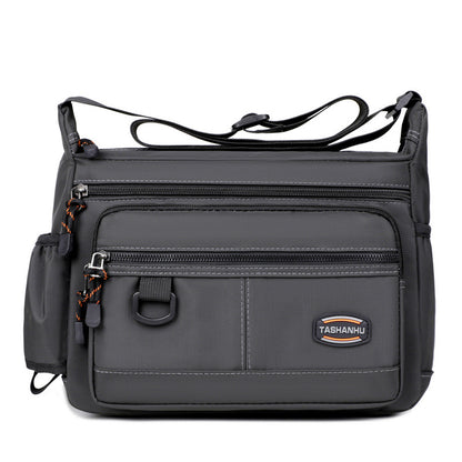 Men's leisure shoulder bag with large capacity
