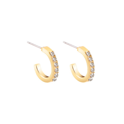 Trendy alloy earring set with individual design and elegant style