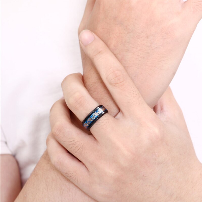 Herrenring mit Muster