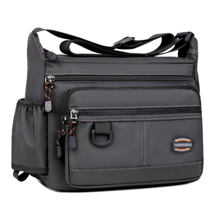 Men's leisure shoulder bag with large capacity