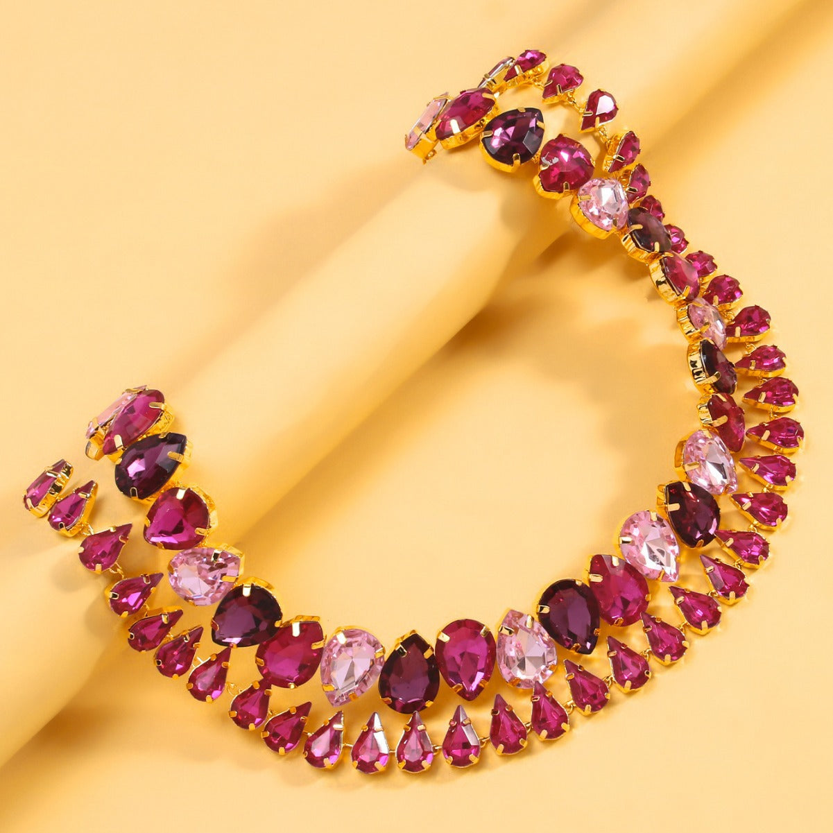 Trendige doppellagige Halskette