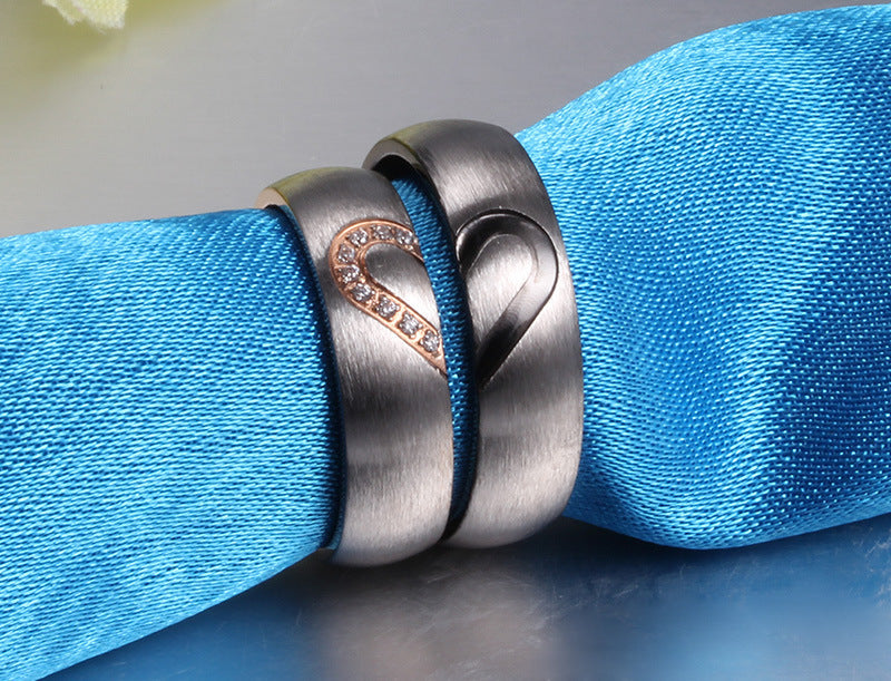 Statement Ring mit Steinen - Verstellbar Silber