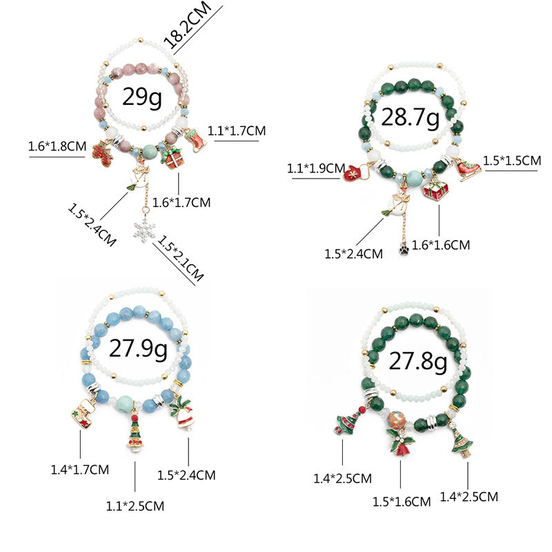 Halloween Perlenarmband Damen Statement Schmuck